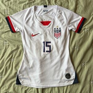 USA World Cup Megan Rapinoe Soccer Jersey #15